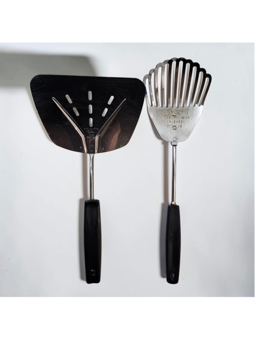 Vintage Foley USA Stainless Steel Kitchamajig Spatula Turner Utensil Set of 2